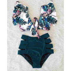 Dvodelni bikini cvetni dezen