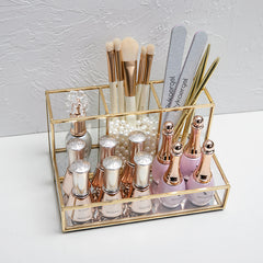 Stakleni Makeup Organizer