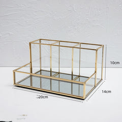Stakleni Makeup Organizer