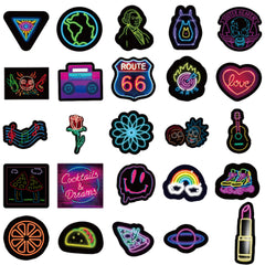 50 Neon Graffiti Stikera