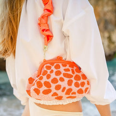 ARNOLDI PEACHPUFF clutch torba