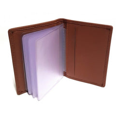 CARD HOLDER - COGNAC