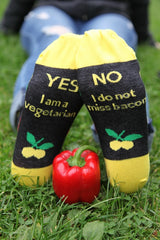 VEGETARIAN ženske pamučne čarape