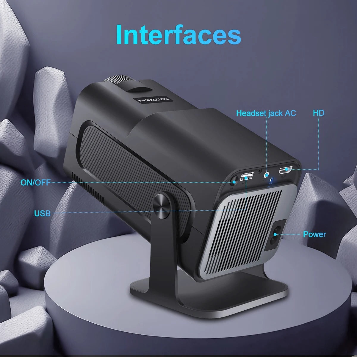 Projektor 4K WiFi Smart 5G