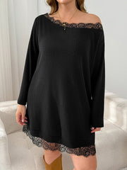Ženska haljina plus size , moderna, ležerna i elegantna