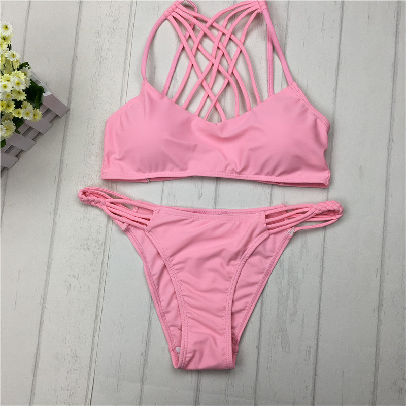 Sexy pink bikini