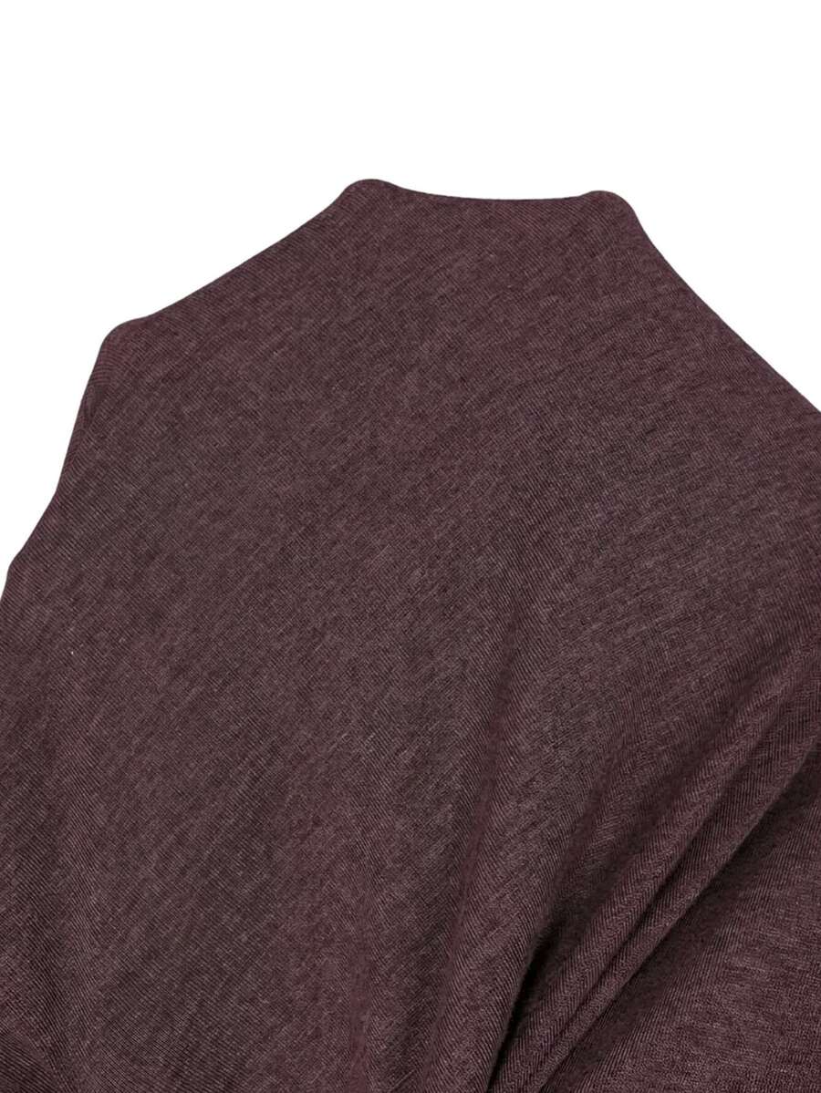 Ženska ležerna haljina plus size, jednobojna, sa okruglim izrezom, kratkim rukavima i džepom