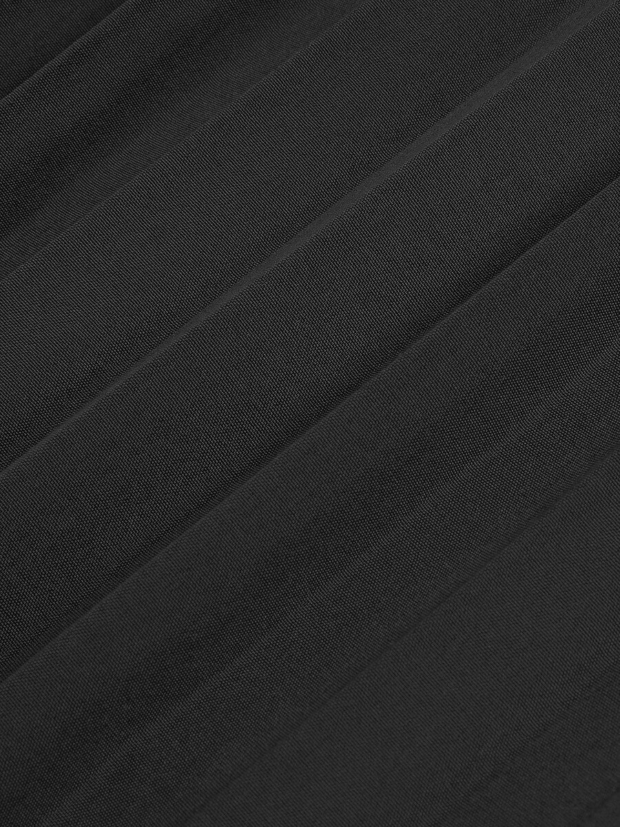 Ženske Elegantne Pantalone sa Kaišem – Ravni Kroj, Teget Plava, Prirodni Struk