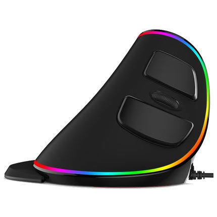 Ergonomski vertikalni miš sa RGB osvetljenjem