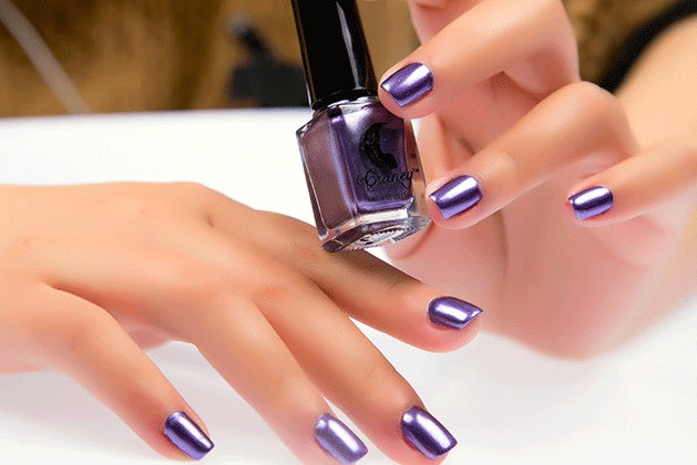 Mirror Silver Gel lak