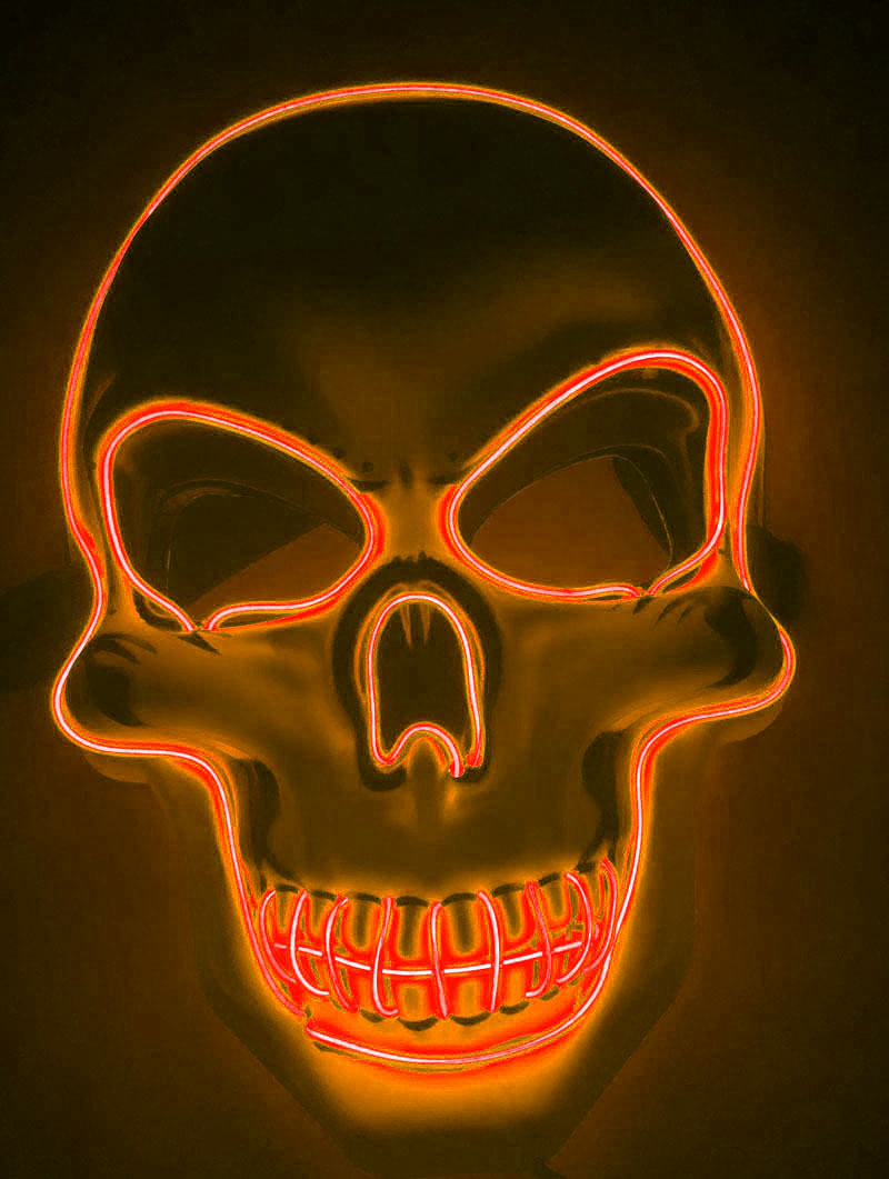 Halloween LED maska