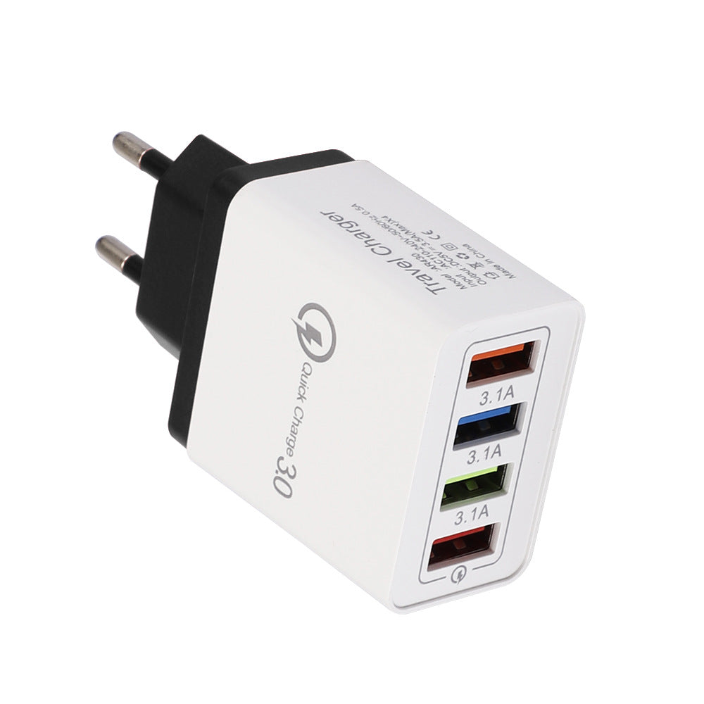 USB Quick Charge 3.0 – 4-portni adapter za telefon i tablet