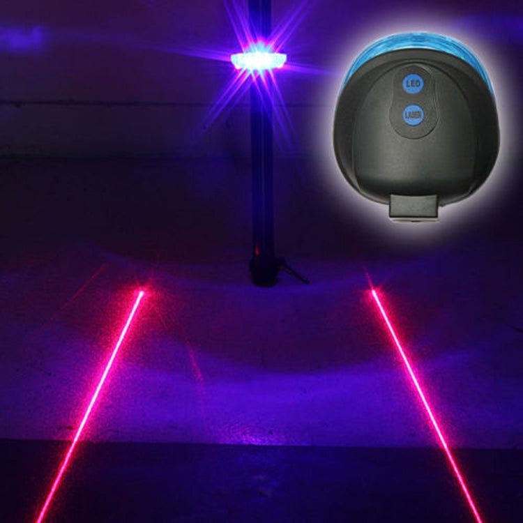 Svetlo za bicikle 5LED  2Laser