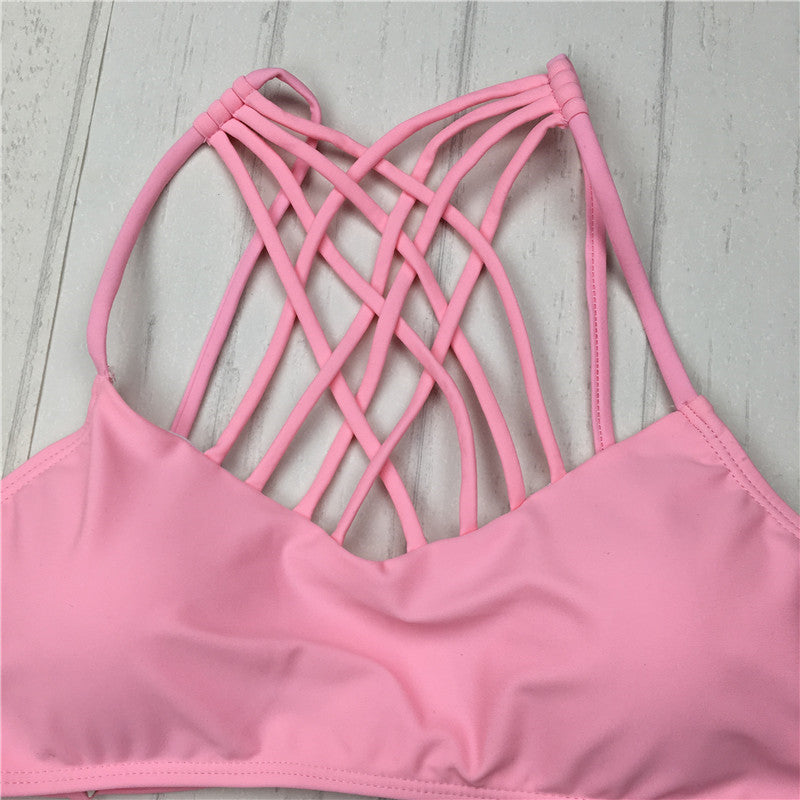 Sexy pink bikini