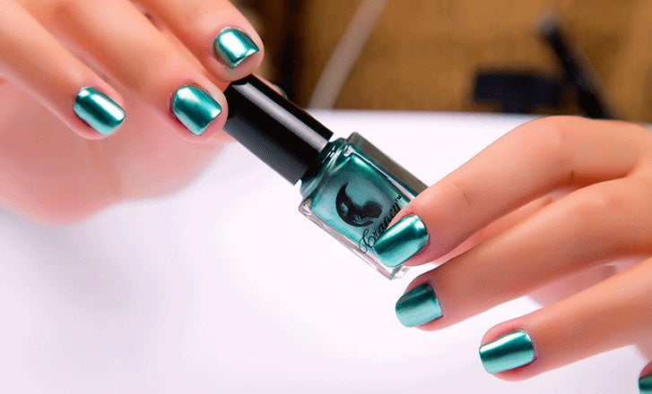 Mirror Silver Gel lak