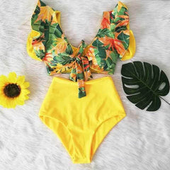 Dvodelni bikini cvetni dezen