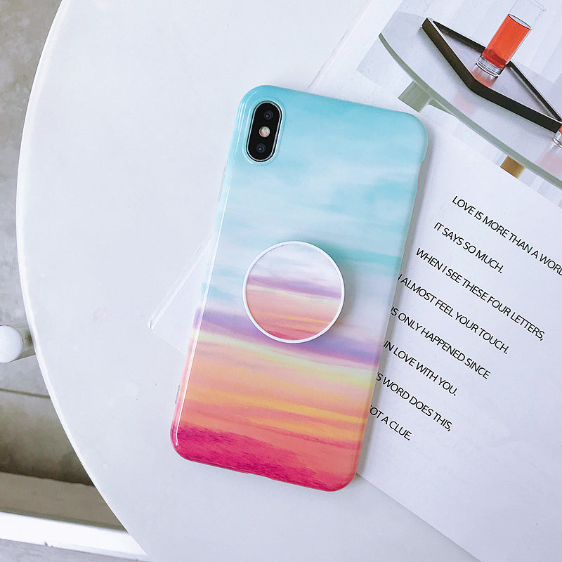 Luksuzna mermerna futrola za telefon sa držačem