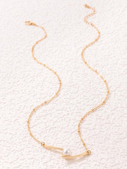 imoli Ogrlica sa priveskom od veštačkih bisera
