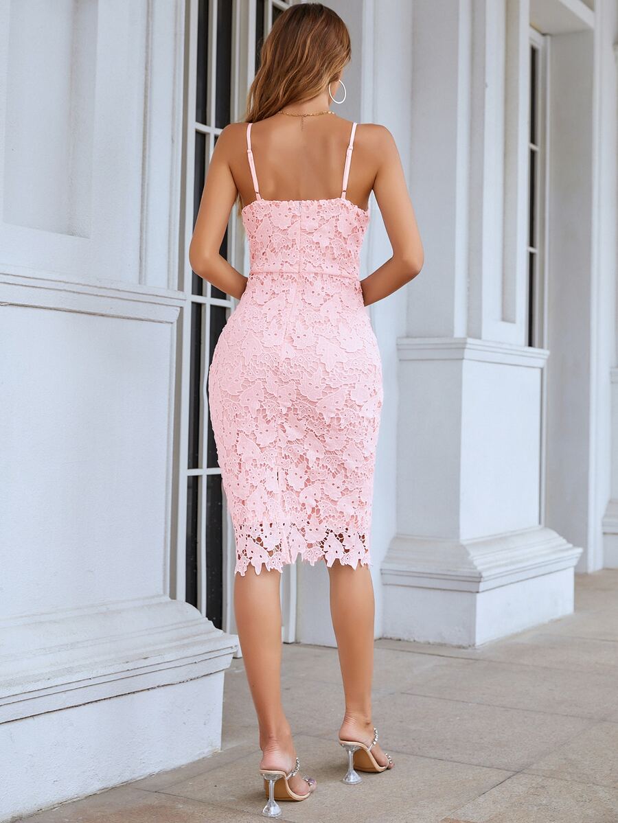 Bazar Čipkana Haljina Elegantna