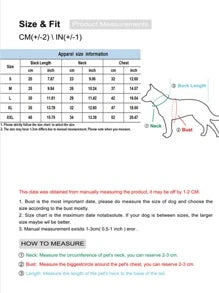 1pc Thickened Pet Vest Padded Coat For Dogs & Cats Warm Winter Animal Coat