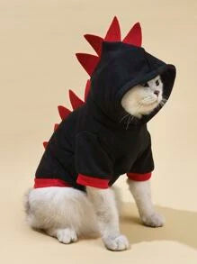 1pc Dinosaur Design Pet Hoodie