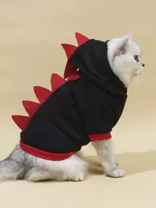 1pc Dinosaur Design Pet Hoodie