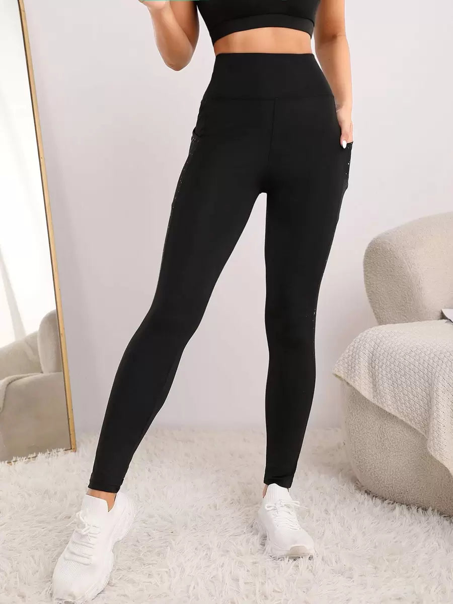 Ženske sportske joga pantalone sa džepom za telefon