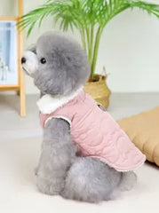 1pc Thickened Pet Vest Padded Coat For Dogs & Cats Warm Winter Animal Coat