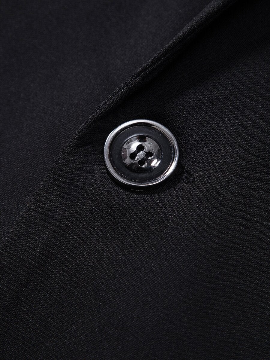 Muški sako sa jednim dugmetom i formalne pantalone za odelo