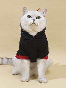 1pc Dinosaur Design Pet Hoodie
