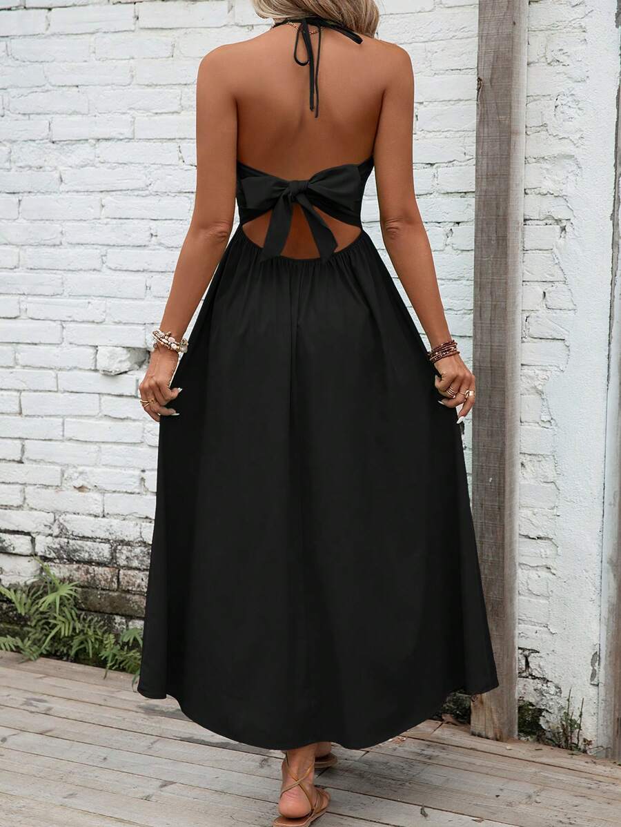 Ženska Letnja Haljina – Backless Cami sa Vezivanjem