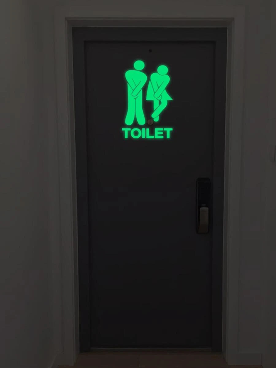 Svetleće nalepnice za WC fluorescentne