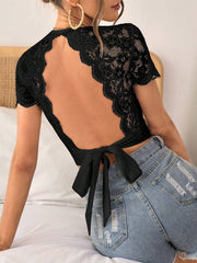Crop Top Bez Leđa