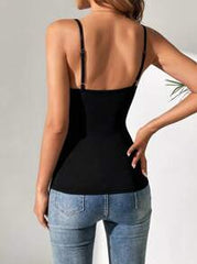 SHEIN Tall Solid Ruched Cami Top