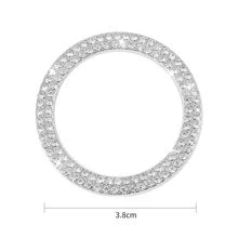 Rhinestone Decor Car One-button Start Sticker