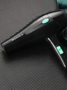 1PC 1050W 3-Speed Adjustable 10,000rpm Professional Black & Green Polka Dot Hair Dryer With Strong Wind And Constant Temperature