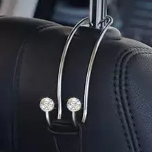1pc Creative Stainless Steel Car Hook For Seat Headrest Multifunctional Car Hanger