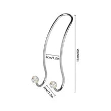 1pc Creative Stainless Steel Car Hook For Seat Headrest Multifunctional Car Hanger