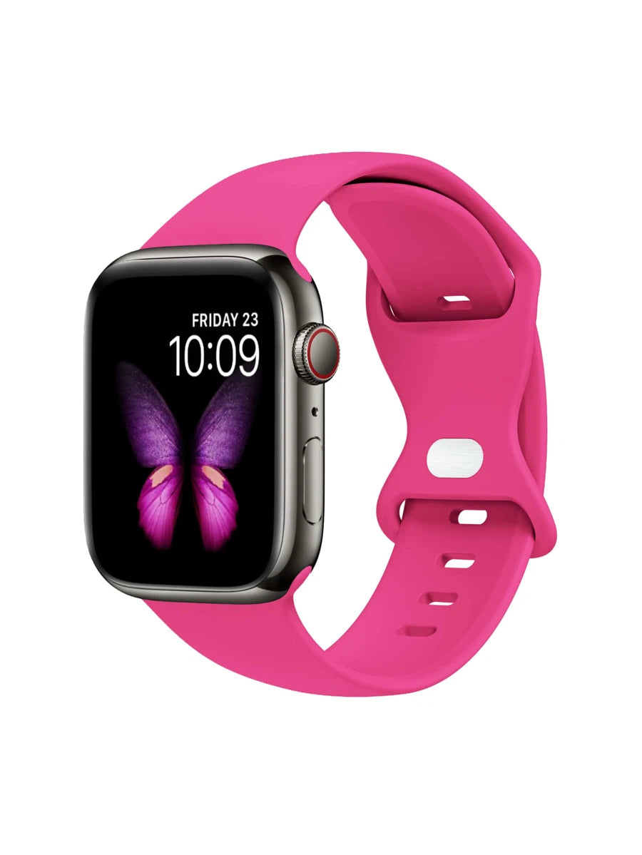 Unisex modni ležerni kaiš za sat od silikona , kompatibilan sa Apple Watch 38mm 40mm 41mm 45mm 46mm 44mm 49mm