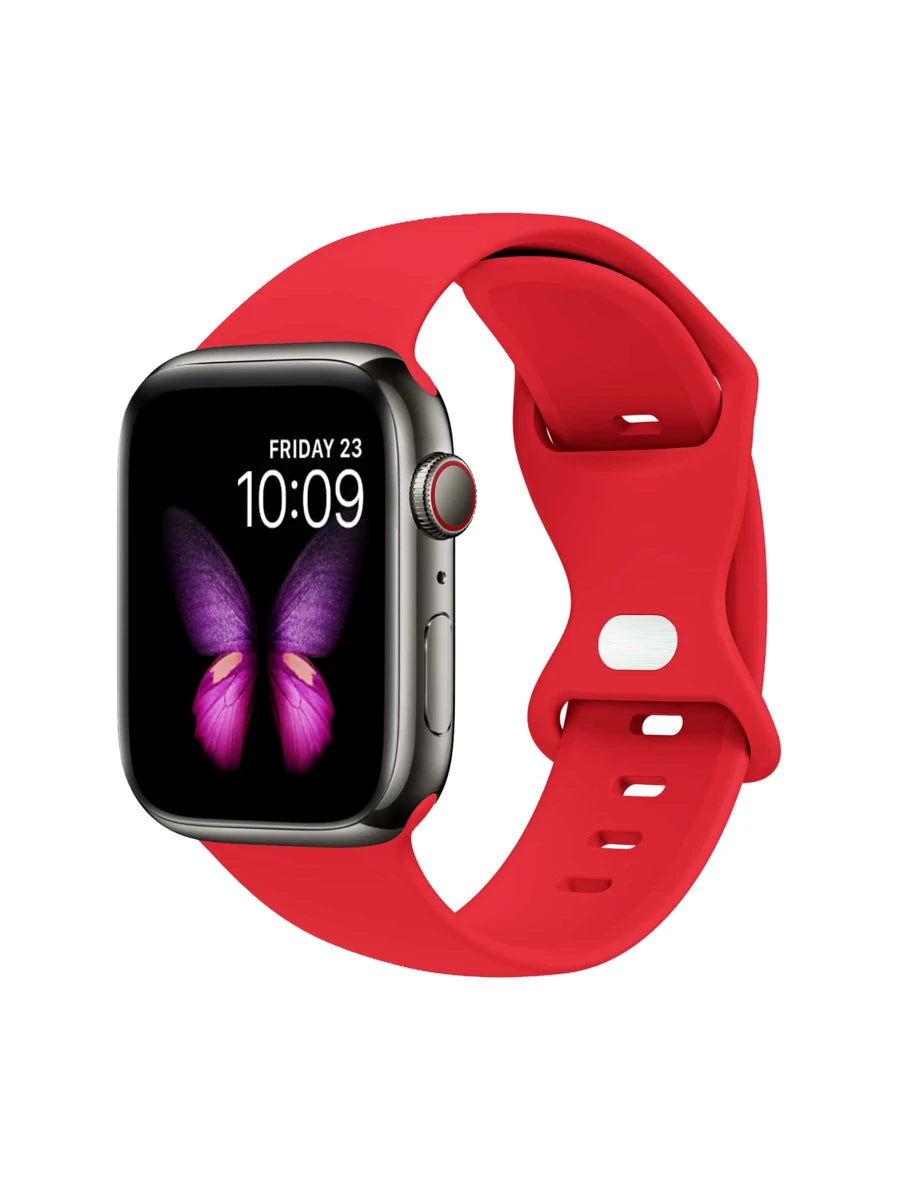 Unisex modni ležerni kaiš za sat od silikona , kompatibilan sa Apple Watch 38mm 40mm 41mm 45mm 46mm 44mm 49mm