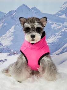 PETSIN Pet Waterproof Padded Vest, Rose Red