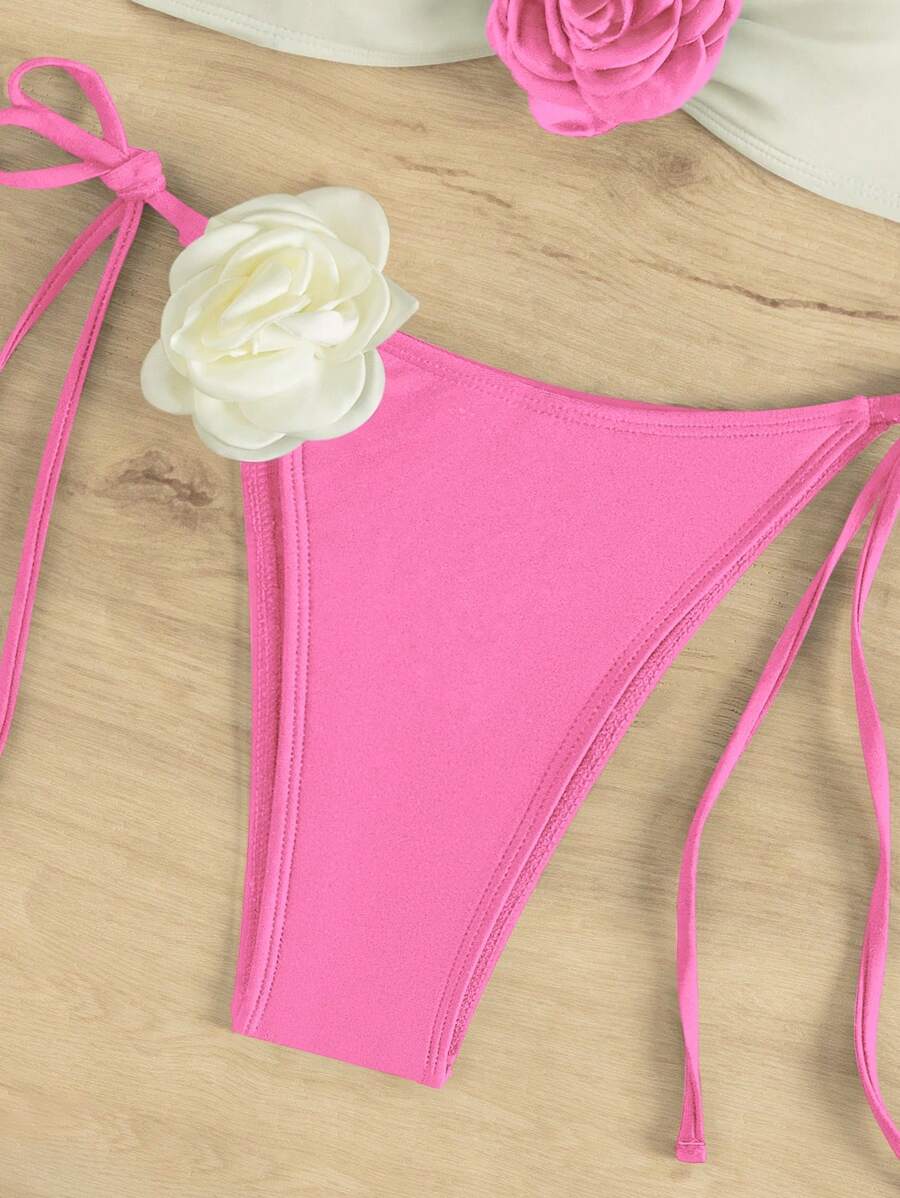 Colorblock Bikini Set