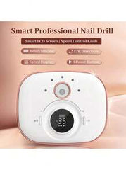 35000RPM Electric Nail Drill, With LCD Display, Rechargeable Manicure Machine, For Gel Polish Art Salon Tool