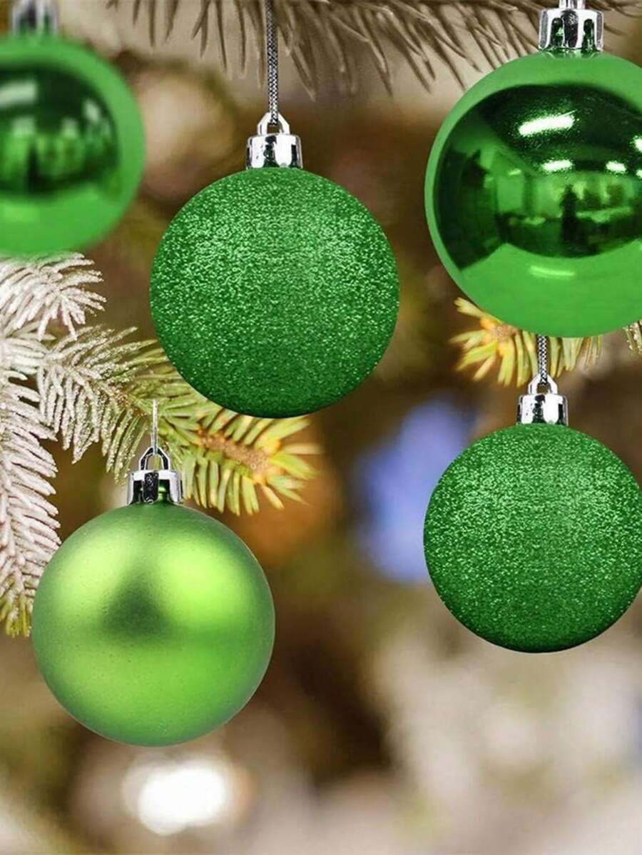 24 kom/pakovanje božićnih ukrasnih kuglica 3cm/4cm/6cm za jelku