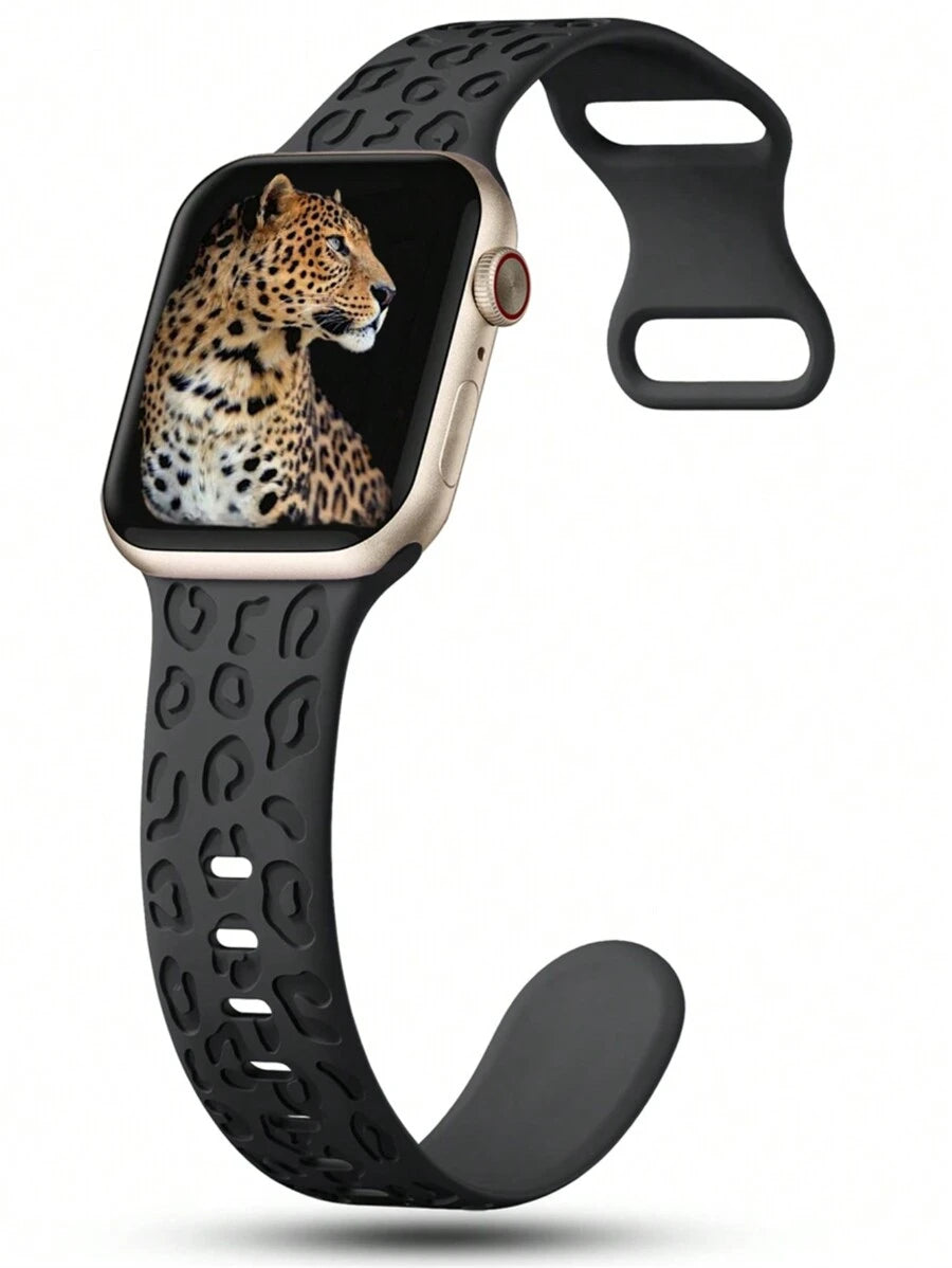 2 komada narukvice za sat sa leopard printom i gravurom, kompatibilna sa Apple Watch 49mm 46mm 45mm 44mm 42mm 41mm 40mm 38mm