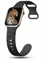 2 komada narukvice za sat sa leopard printom i gravurom, kompatibilna sa Apple Watch 49mm 46mm 45mm 44mm 42mm 41mm 40mm 38mm
