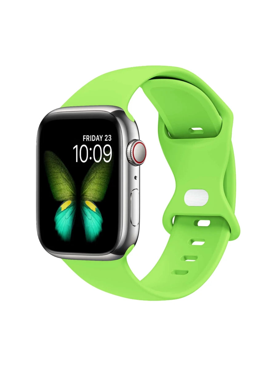 Unisex modni ležerni kaiš za sat od silikona , kompatibilan sa Apple Watch 38mm 40mm 41mm 45mm 46mm 44mm 49mm