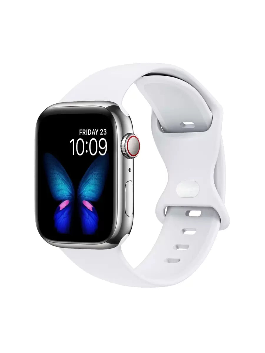 Unisex modni ležerni kaiš za sat od silikona , kompatibilan sa Apple Watch 38mm 40mm 41mm 45mm 46mm 44mm 49mm