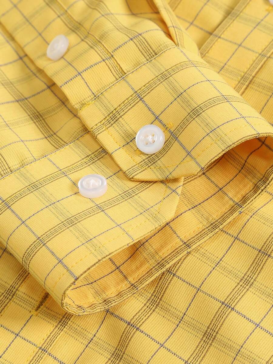Muška formalna košulja dugih rukava sa patchwork printom