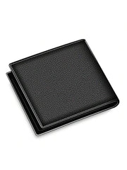 BISON DENIM muški novčanik od kože, luksuzna marka, RFID bifold novčanik